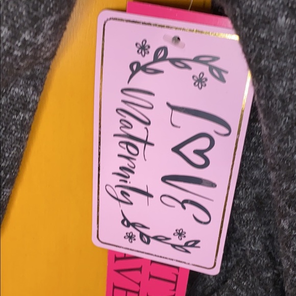 NWT Charcoal grey Maternity Hoodie - Picture 3 of 3